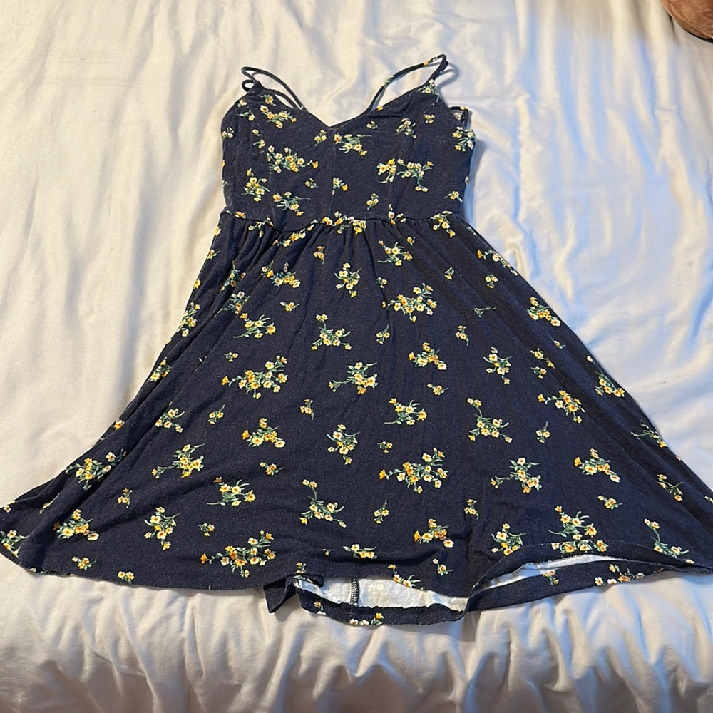 Forever 21 Navy floral dress